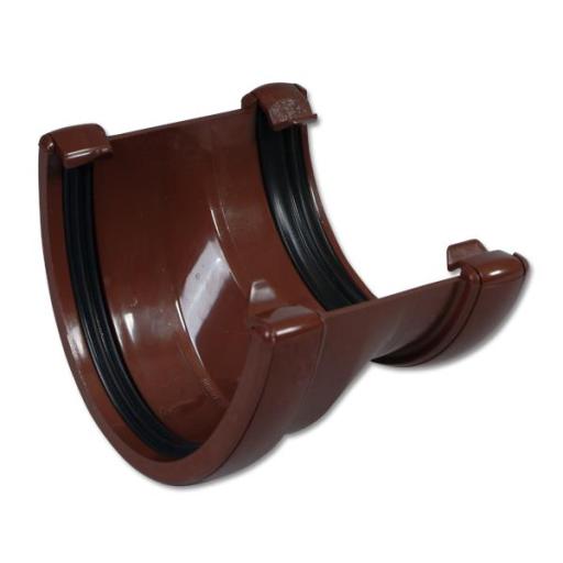 FloPlast Brown High Capacity to Half Round Gutter Adaptor