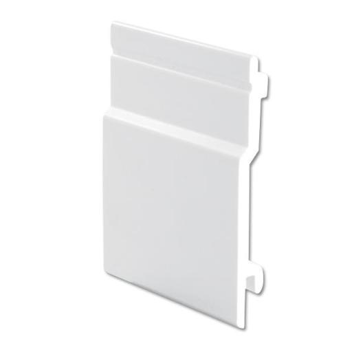 White uPVC Open V Cladding (100mm)