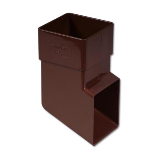 FloPlast Brown Square Downpipe Shoe