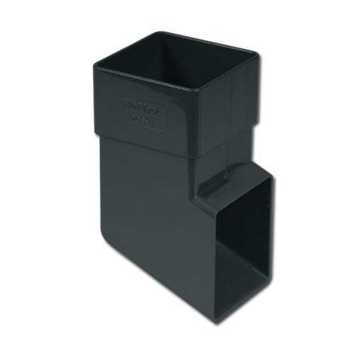 FloPlast Anthracite Grey Square Downpipe Shoe