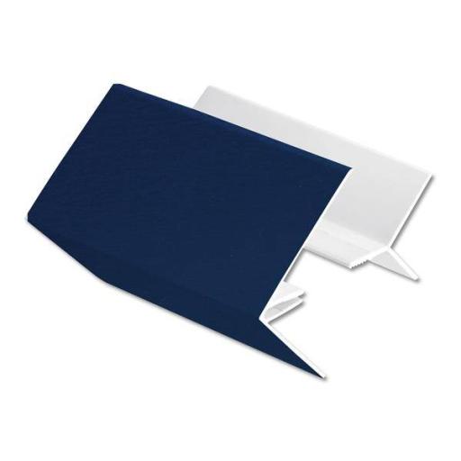 Royal Blue uPVC 2 Part External Corner Shiplap Cladding Trim - 5m