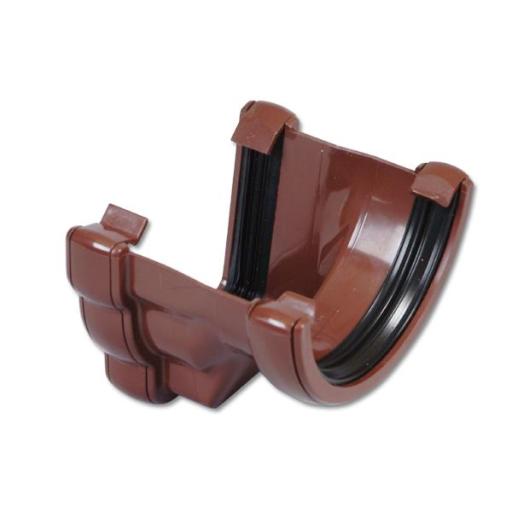 floplast brown right hand round to left hand ogee adaptor