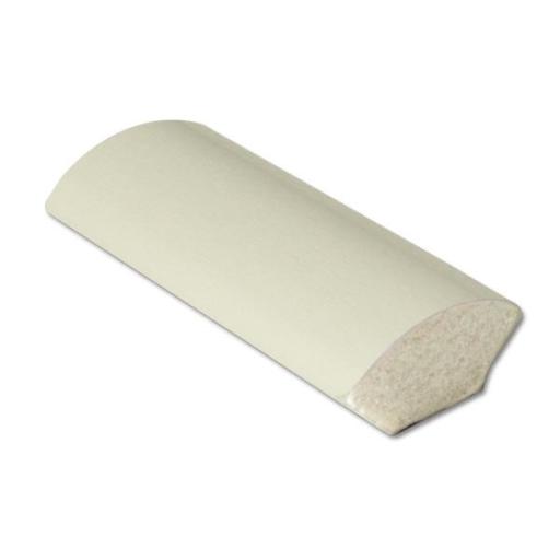 Cream uPVC Quadrant Trim - 5m