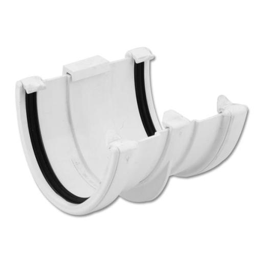 FloPlast White High Capacity Gutter Union