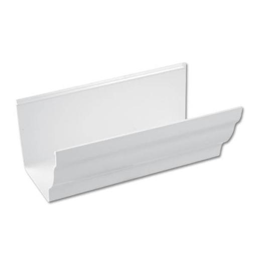 floplast white ogee gutter 4m length