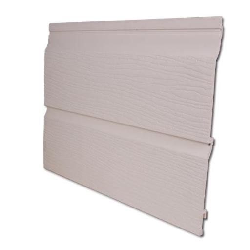 White Embossed 300mm Double Shiplap