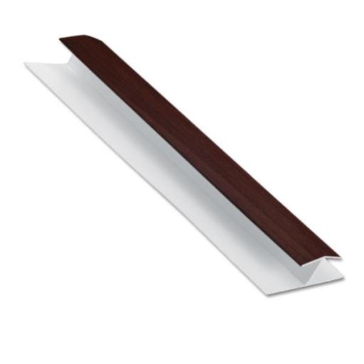 Rosewood uPVC Shiplap Centre Joint Cladding Trim