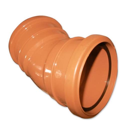 Floplast Underground 30° Double Socket Bend