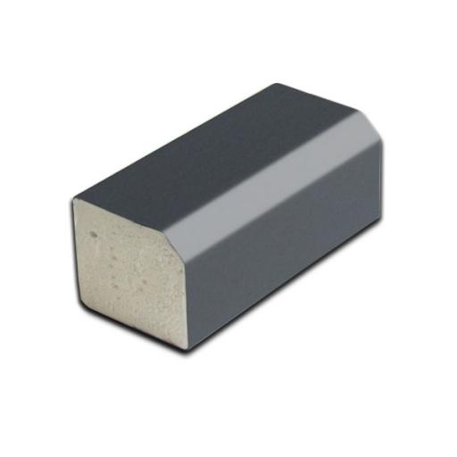 Dark Grey uPVC Rectangle Trim - 5m