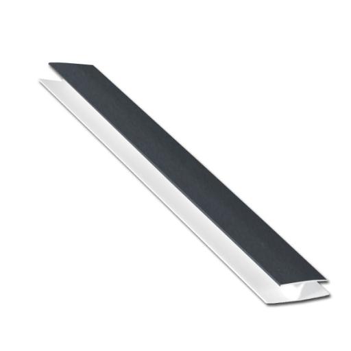 Dark Grey SmoothSoffit H Trim - 5m RAL 7016