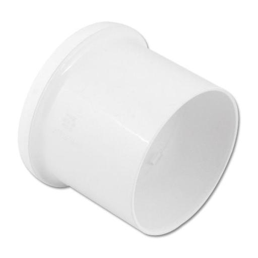 FloPlast White Pipe Coupling Single Socket