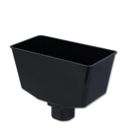 FloPlast Black Downpipe Hopper Head