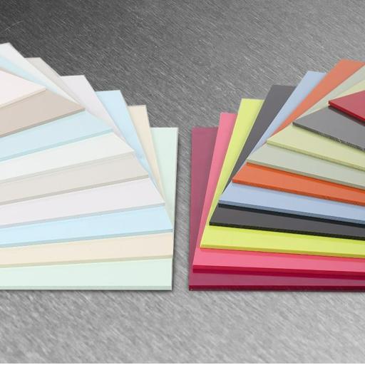 Gloss Hygienic Wall Cladding Sheet Samples