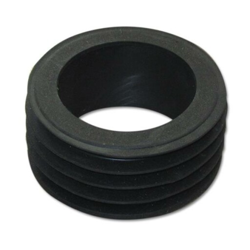 thumbnail image 2 of 2x FloPlast D95 110mm Drainage Universal Waste Adaptor – Rubber Pipe Fitting 32-50mm 2 of 4