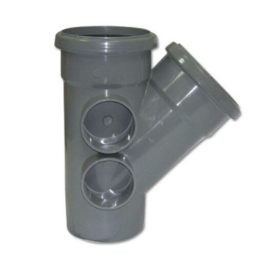 FloPlast 110mm Universal Pipe Connector Sp140 Grey - Plastic Clay Cast FloPlast 110mm Universal Pipe Connector Sp140 Grey - Plastic Clay Cast