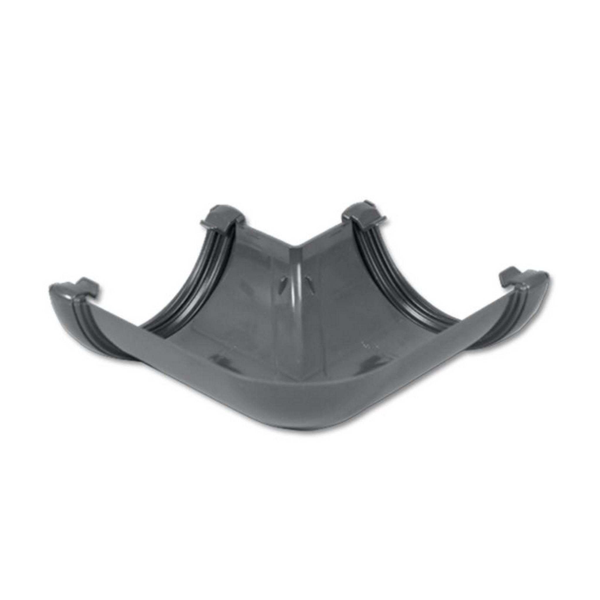 FloPlast Grey Half Round Gutter Angles
