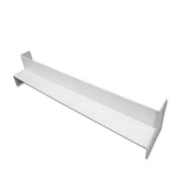 450mm white internal fascia corner double ended