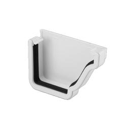 kalsi white ogee gutter right hand external stop end