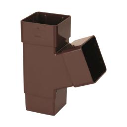 kalsi brown square downpipe 112° branch