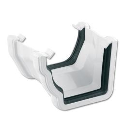 floplast white ogee gutter right hand ogee to left hand square gutter adaptor