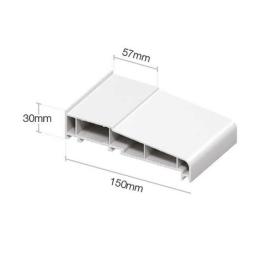 white upvc window cill dimensions