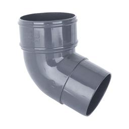 kalsi anthracite grey 68mm round downpipe 112° offset bend