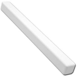 double ended universal 450mm white fascia corner