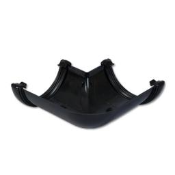 floplast black round 90° gutter angle