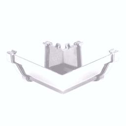 kalsi white ogee gutter 90° external angle