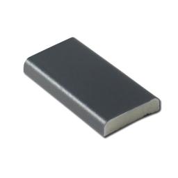 dark grey 25mm d section trim or d mould