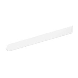 white upvc window board long end caps length 300mm x width 37mm