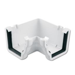 floplast white ogee gutter 90° internal angle