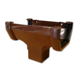 floplast brown square gutter running outlet