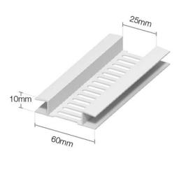 soffit vent strip dimensions