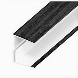 anthracite shiplap 2 part universal starter trim