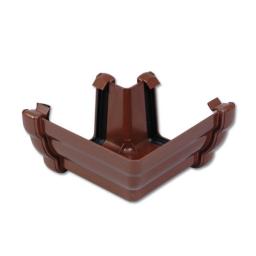 floplast brown ogee gutter external 90° angle