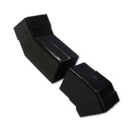 floplast black square adjustable offset bend