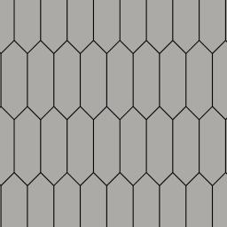 Elongated Hexagon Cloudy Grey Splashbax Shower Panel