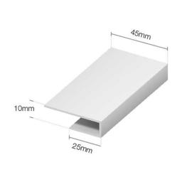 soffit board starter trim / j trim white dimensions