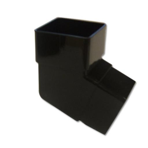 FloPlast Black Square Downpipe Bends