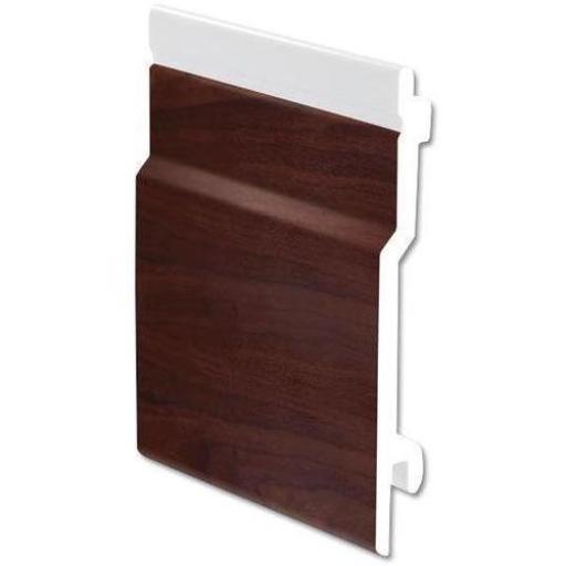 Rosewood 100mm External UPVC Open V Cladding