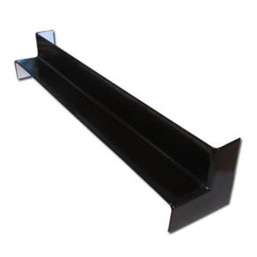 black ash 500mm double ended internal fascia corner