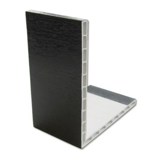 Black uPVC Rigid Angle Trim - 5m