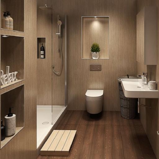 Travertino Bathroom & Shower Wall Panel