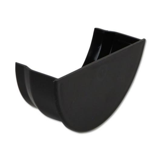 floplast black round internal gutter stop end