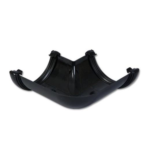 floplast black round 90° gutter angle