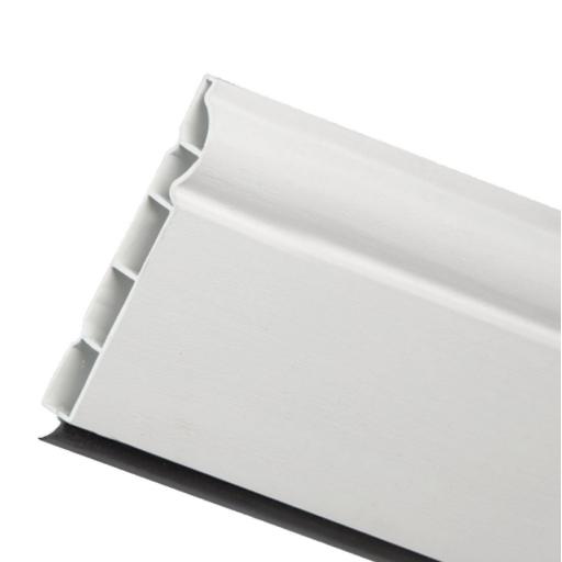 150mm White UPVC Skirting Board - 5m Torus