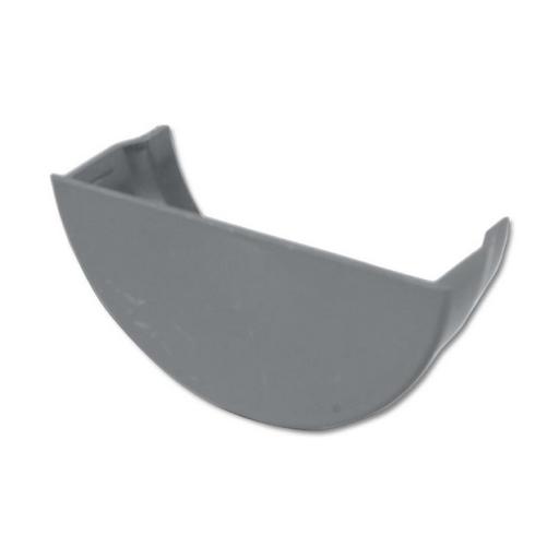 floplast grey round internal gutter stop end
