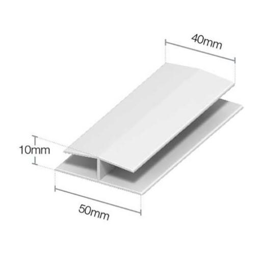 soffit board h section joint dimensions