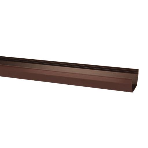 Brown Square Gutter 4mt Length 114mm